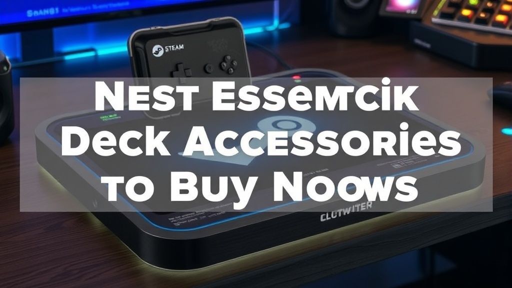 2026年Steam Deck必备配件指南