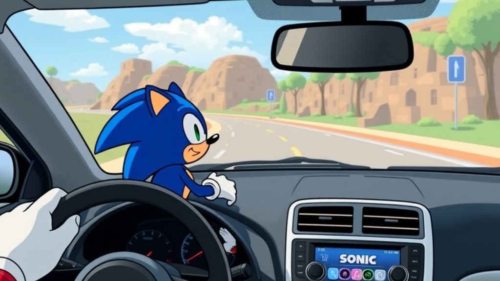 【导航新玩法】索尼克语音导航登陆Waze！飙车党必备的GPS新体验