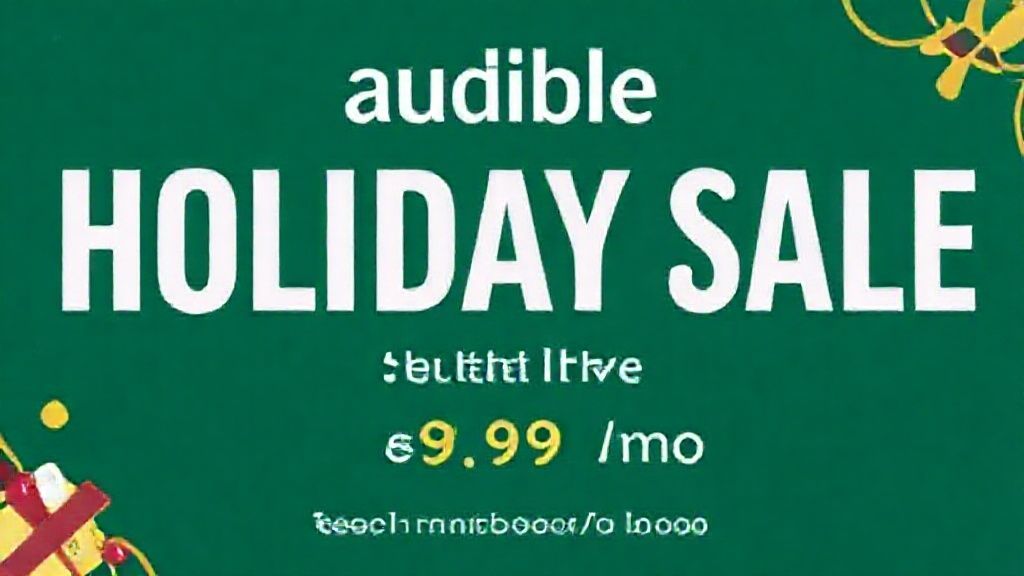 2025年Audible年末大促：0.99美元畅听3个月+永久保留3本有声书